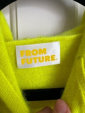 FROM FUTURE Neon Yellow Cashmere Sweater